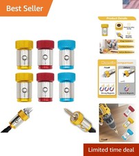 6 Pieces Strong Magnetic Screw Ring, 1/4 Inch/ 6.35 Mm Universal Magnetic Screw