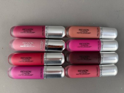 Lot of 8 Revlon Ultra HD Matte Lipcolor 610 680 635 665 650 630 675 600