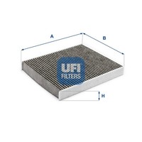 Innenraumfilter UFI 54.314.00 Aktivkohlefilter FüR Skoda VW Ibiza Audi AW1 KJ1 6