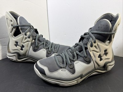 Under Armour Micro G Charge 1238928-052 Men's Size 11 Grey Basketball 2013 Rare