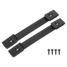 7 Inch Speaker Handle Spring Steel Handle with Screw Black 2Pcs