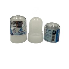 3 Pack Grace Natural Deodorant Pure  Natural 24 Hrs Protection 50 Grams