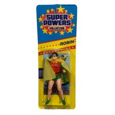 1984 DC Comics Kenner Super Powers Robin Figure MOC Sealed Small Cardback MINT