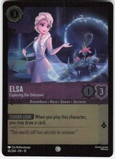 Elsa Exploring the Unknown Foil 45/204 Whispers in the Well Disney Lorcana
