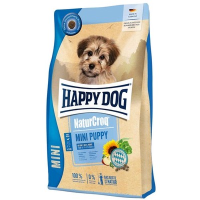 HAPPY DOG NaturCroq Mini Puppy Trockenfutter für Hunde 4kg