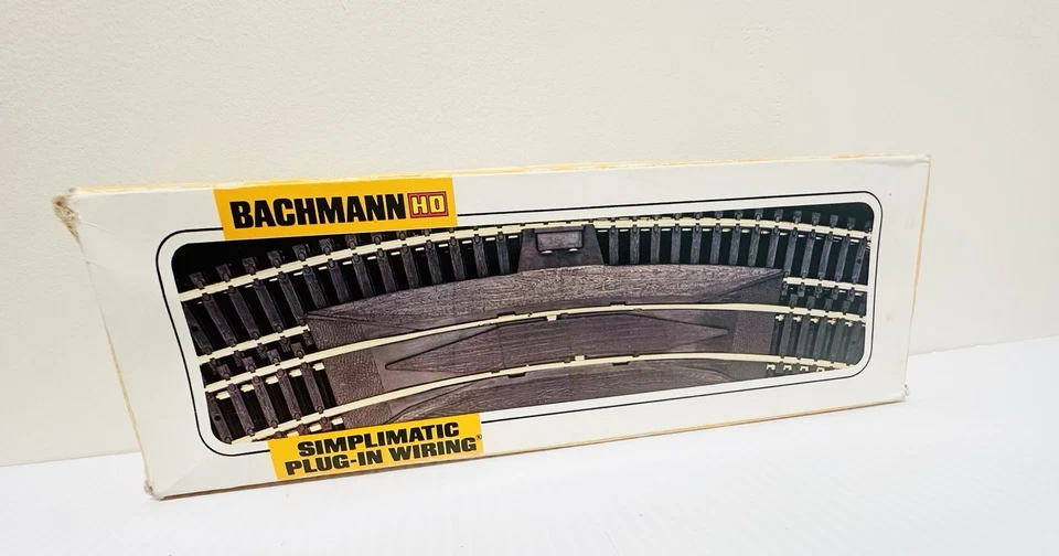 Bachmann HO Scale Steel Track Lot Of 15 Straight Curved + Rerailer Terminal - Image 4 of 4