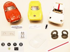 Accessori Polistil Dromocar x Alfa Giulia TZ, Ferrari Dino Pininfarina, Lola GT