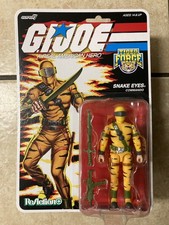 GI Joe Super 7 Reaction  Tiger Force Snake Eyes Target Exclusive New In Hand