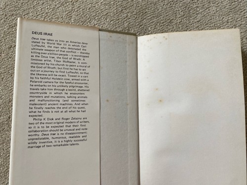 Philip K Dick & Roger Zelazny - Deus Irae - Readers Union HB 1978 Vintage Scifi - Picture 6 of 9