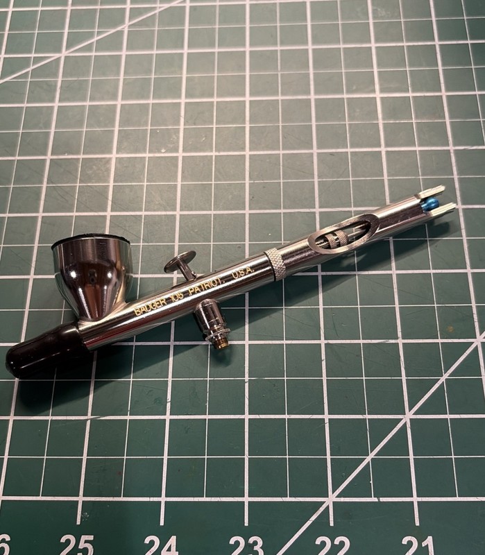 Badger Air-Brush Co. Model 105 Patriot Fine Gravity Airbrush, Stainless Steel