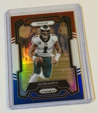 JALEN HURTS - 2023 Panini Prizm Red White & Blue Parallel #244 - Eagles