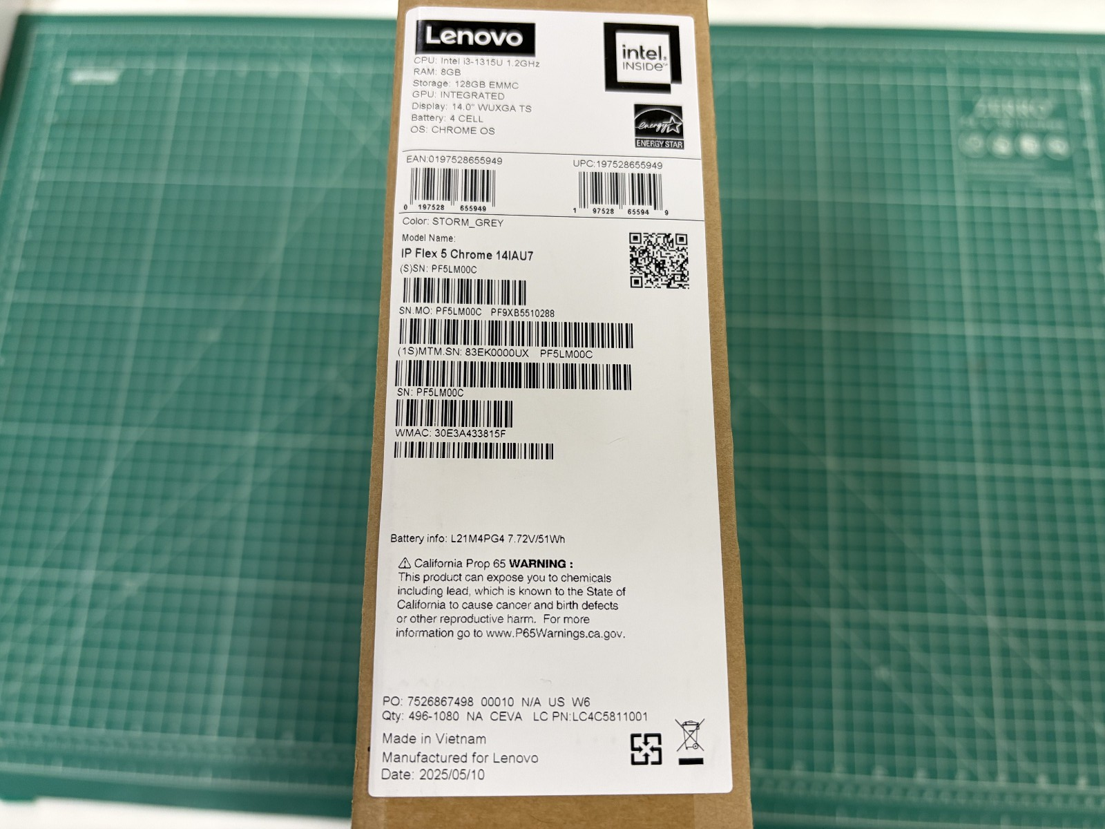 Lenovo Flex 5i Chromebook Plus 14