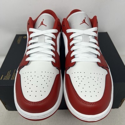 Nike Air Jordan 1 Low Shoe Varsity Red White Mens 11.5 No Lid