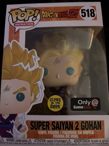 Funko Pop! Dragon Ball Z - Super Saiyan 2 Gohan #518 - GameStop Exclusive GITD