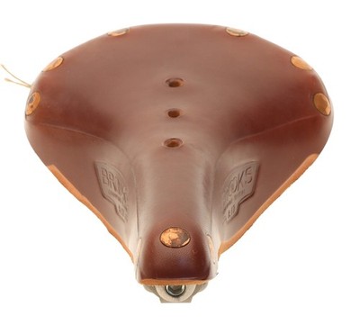 Brooks B17 Special Saddle Titanium Rails Hard Leather Cover Brown