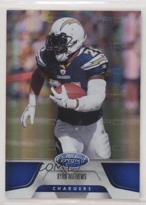 2011 Certified Mirror Blue 89/100 Ryan Mathews #124 6f8
