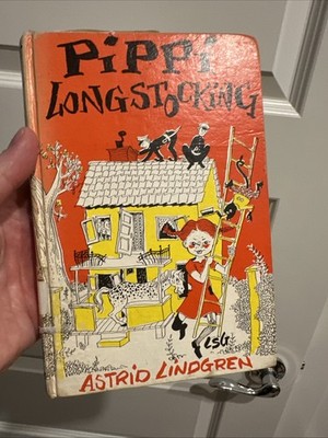 Astrid Lindgren Pippi Longstocking Hardcover Viking Press 1950 Illustrated Rare
