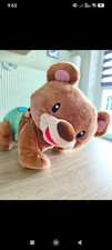 Motoriktrainer Baby Pl&uuml;sch-Teddyb&auml;r mit Aktivit&auml;ts-Panel Braun/T&uuml;rkis