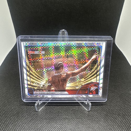2025-26 Topps NBA Hoops- Shai Gilgeous-Alexander Highlights Light Burst #268 SGA