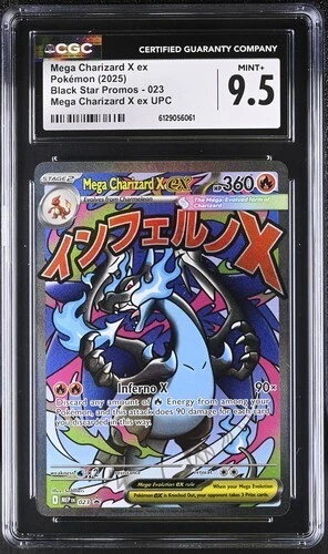 Mega Charizard X EX *CGC 9.5* Full Art *Phantasmal Flames UPC Promo* #23