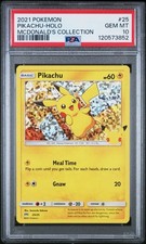 2021 Pokemon McDonald's Collection 25th Pikachu Holo 25/25 PSA 10 on eBay