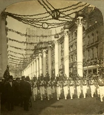Stereo Travel Co. Stereoview of West Point Cadets From Hudson-Fulton 100 Set #56