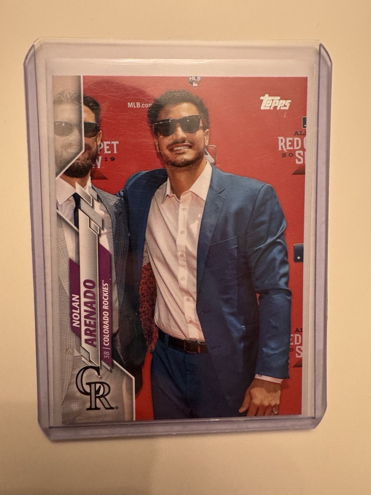 2020 Topps Update Series - SP Photo Variation Nolan Arenado U-50 Red Carpet Show