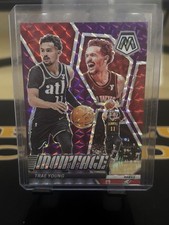 2024-25 Panini Mosaic Trae Young Montage Fast Break Red Prizm /99 