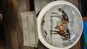 RARE VINTAGE Gregory Perillo Horse Plate "Gentle W