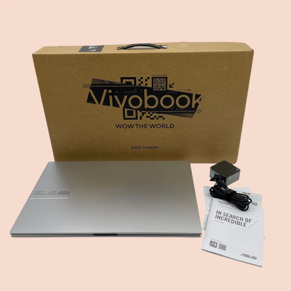 ASUS Vivobook Go 15.6” Slim Cool Silver Ryzen 5 7520U 8GB 512GB