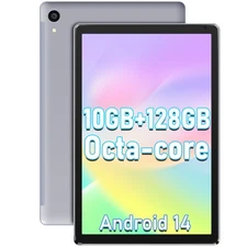 NEW 10.1 inch Android Tablet 10+128GB IPS Touchscreen Octa-core Processor Wi-Fi