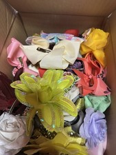 100 HAIR BOWS wholesale hair accessories lot NEW  NEW WITH FLAWS