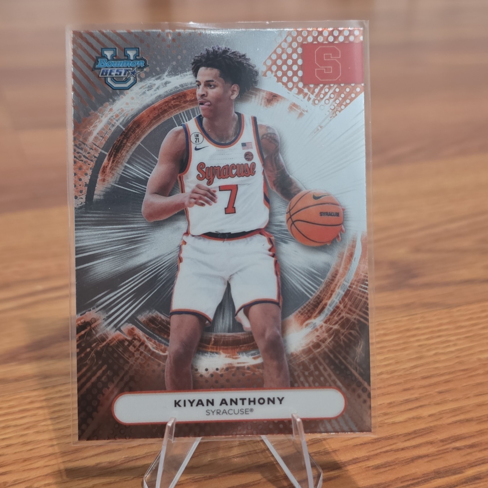 2025-26 Bowman U Best Kiyan Anthony #12 - Syracuse Orangemen