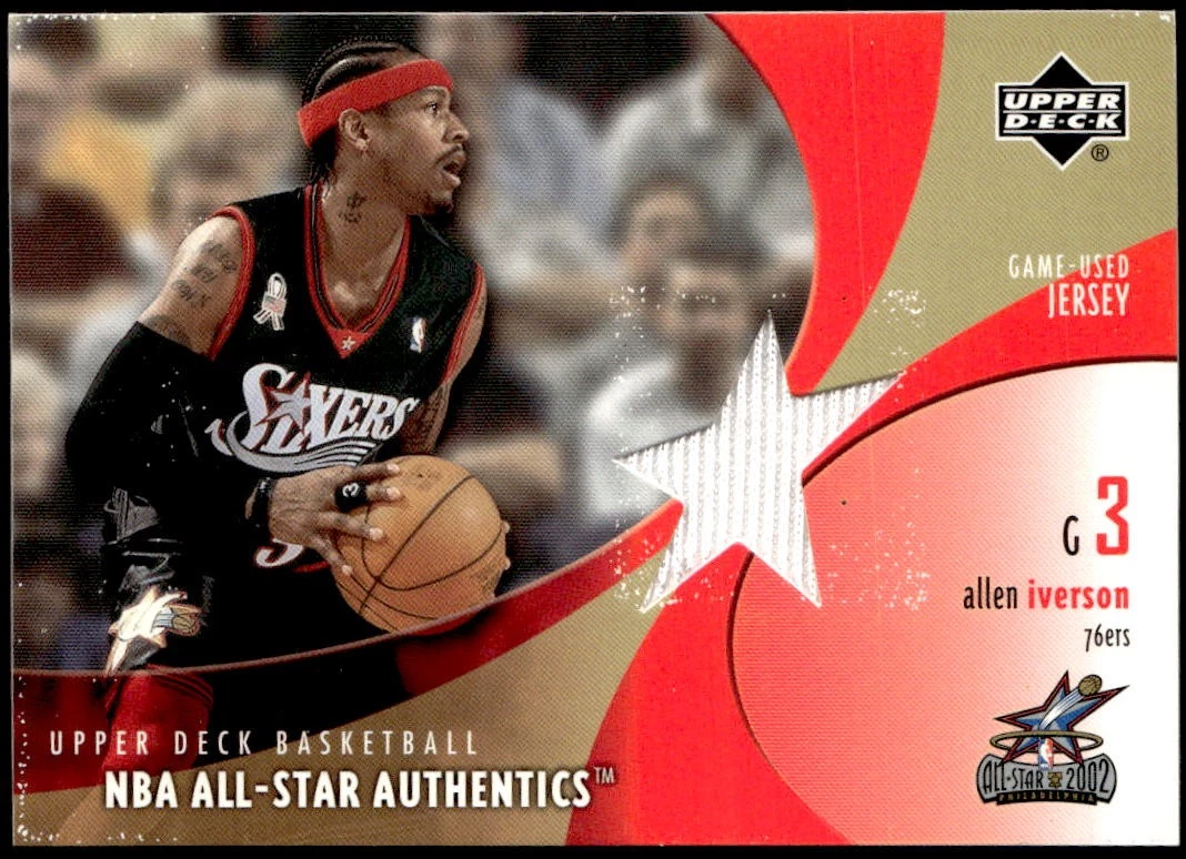 Allen Iverson Basketball 2002-03 Season Sports Trading Card