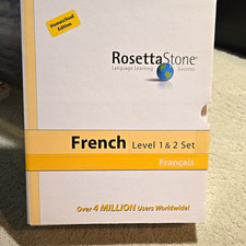 Rosetta Stone French Level 1 2 Set Language Course Homeschool Edition