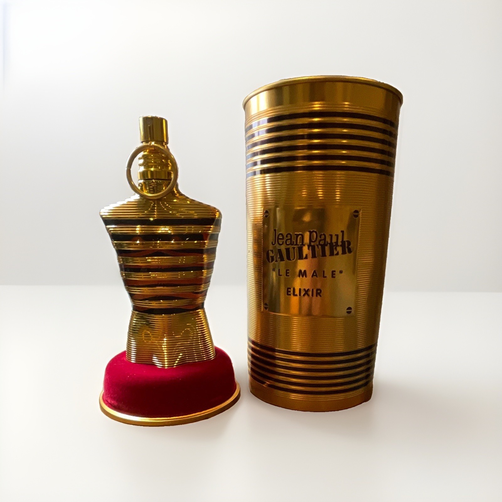Jean Paul Gaultier Le Male Elixir EDP Parfum 4.2 oz Men Cologne 95% Full Partial