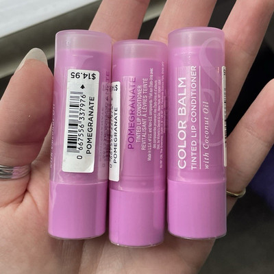 Bath and Body Works Tinted Lip Conditioner Balm Sticks Pomegranate