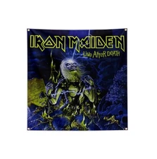 IRON MAIDEN 4' X 4' BANNER FLAG LIFE AFTER DEATH