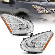 Pair Headlights For 2008-2013 Nissan Rogue 2014-2015 Rogue Select Headlamps
