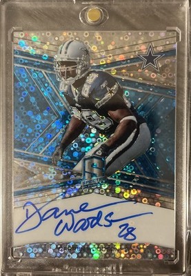 2018 Panini Spectra Signatures Neon Blue #SDW Darren Woodson/35