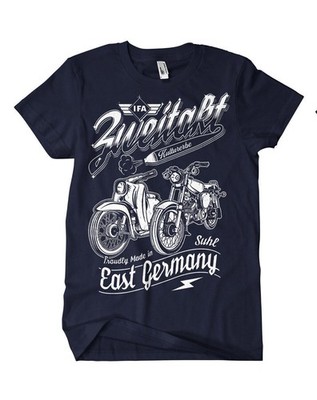 2Takt Kulturerbe T-Shirt DDR Trabant IFA VEB Kult Ostalgie Simson Waffenschmiede