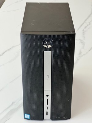 HP Pavilion 570-p Desktop PC Case with Optical Drive & Rear Fan