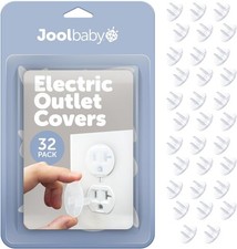 Outlet Covers 32 Pack for Child Safety - Easy Adult Removal, Plug Protectors f