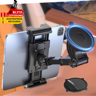 Tablet Halterung Auto,360° Drehung Tablethalterungen Autohalterung Universal