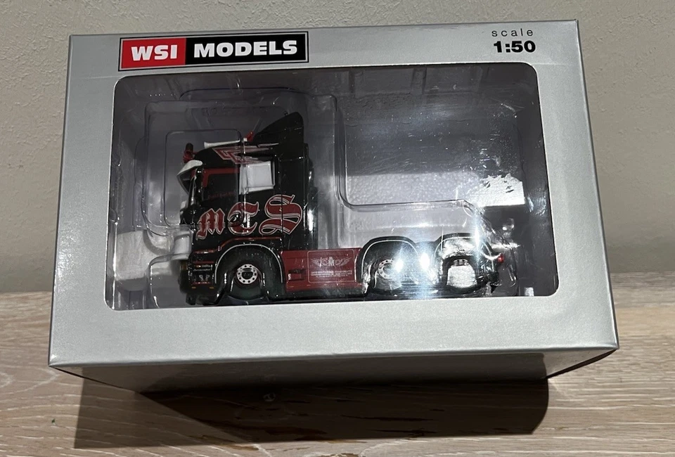 WSI 01-2468 SCANIA STREAMLINE HIGHLINE 6x2 TWIN STEER Maik Terpe 1:50 Neu OVP