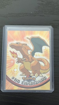 Charizard #06 Topps Chrome Pokemon TV 2000 Holo Foil Charizard Nintendo 