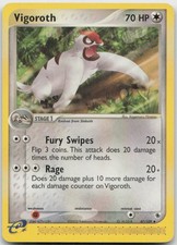 Vigoroth 47/109 Uncommon Ruby & Sapphire Pokemon LP