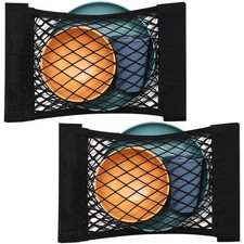 Car Cargo Net, Elastic Mesh Storage Organizer, 9.8'' X 15.7'' Stretchable M...