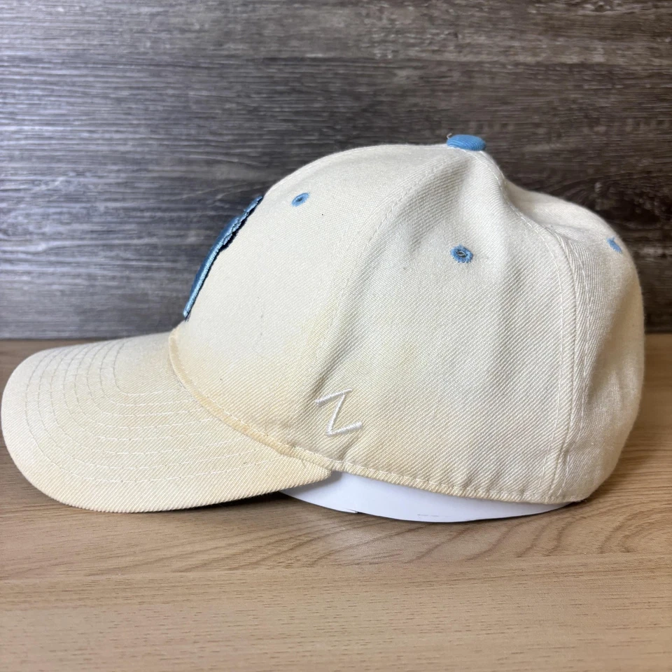 North Carolina Tar Heels Hat Cap Fitted Mens 7 5/8 Blue White NCAA Basketball - Image 4 of 4