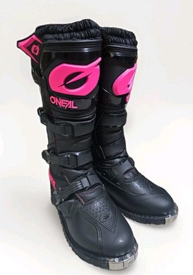 O'Neal Rider Womens Motocross Off Road Dirt Bike ATV Racing Riding Boots size 9
